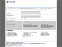 Tablet Screenshot of primarysourceverifications.com